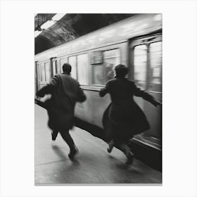 Don't Miss The Train Canvas Print