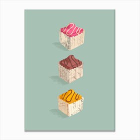 Fondant Fancies Canvas Print