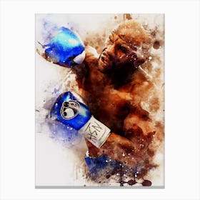 Floyd Mayweather Boxing Canvas Print