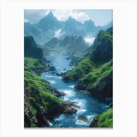 Fjords Of Norway 2 Canvas Print