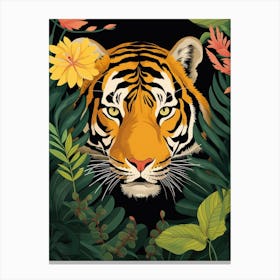 Tiger In The Jungle 26 Canvas Print