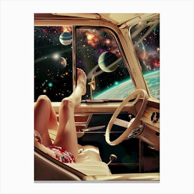 Space Girl 1 Canvas Print