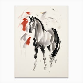 Horse in Ink 2 Canvas Print