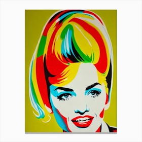 Aitch Colourful Pop Art Canvas Print