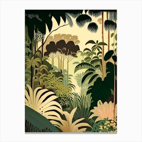 Hidden Paradise 1 Rousseau Inspired Canvas Print