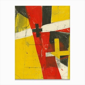 Red, Yellow And Black 3 Canvas Print