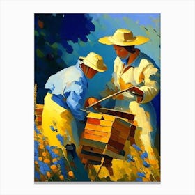 Worker Bees 2 Painting Canvas Print