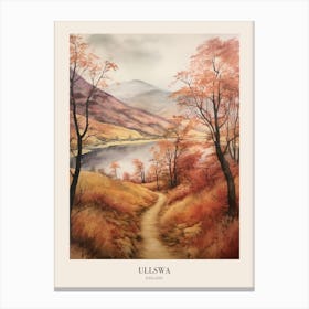 The Lake Districts Ullswa 2 Uk Trail Poster Canvas Print