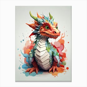 Dragon Color Canvas Print