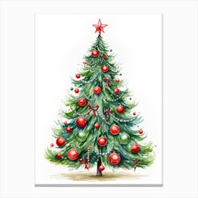 Christmas Tree 57 Canvas Print