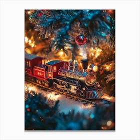 Christmas Train 1 Canvas Print