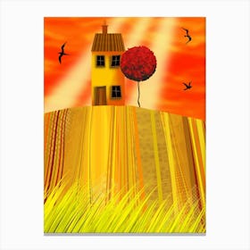 The Yellow House Canvas Print