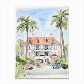 The Lodge At Sea Island   St Canvas Print