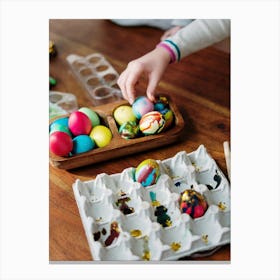 Easter Egg Painting 17 Canvas Print