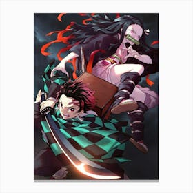 Anime Samurai Canvas Print