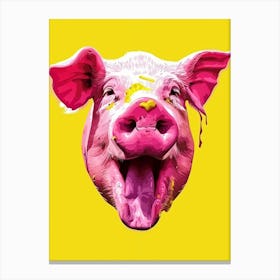 Pig Face Canvas Print