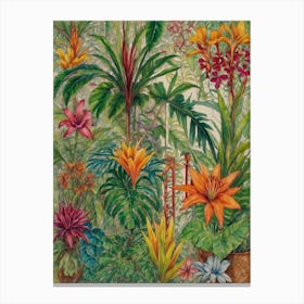 Tropical Garden Canvas Print