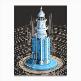 Building in a spiral Canvas Print