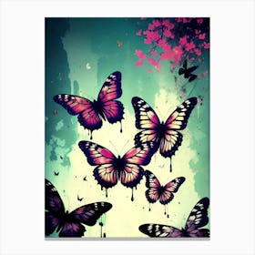 Butterfly Wallpaper 35 Canvas Print