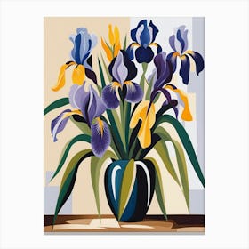 Iris Painting 1 Canvas Print