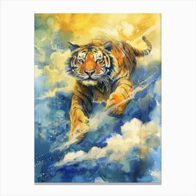 Tiger In The Sky 3 Canvas Print