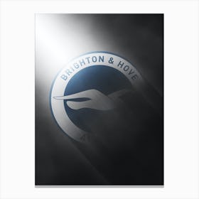 Brighton & Hove Albion Football Poster Canvas Print