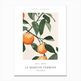 Clementines Le Marche Fermier Poster 5 Canvas Print