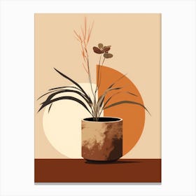 Plant In A Pot 6 Canvas Print