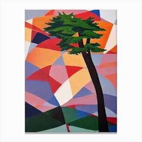 Jack Pine Tree Cubist Canvas Print