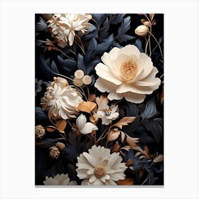 Floral Wallpaper Canvas Print