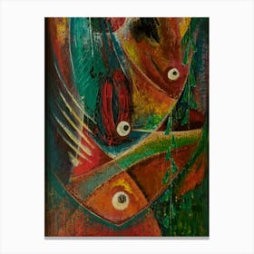 Wall  Abstract Art, Deep Dive Canvas Print