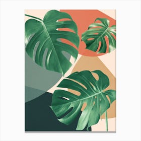 Botanical and tropical floral 5 Canvas Print