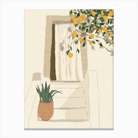  Lemon Home Canvas Print