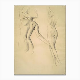 Studies For Dancing Figures, John Singer Sargent Canvas Print