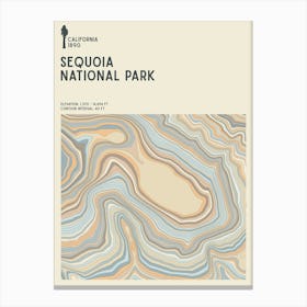 Sequoia National Park Series California Usa Canvas Print