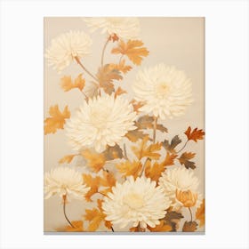 Chrysanthemums 2 Canvas Print