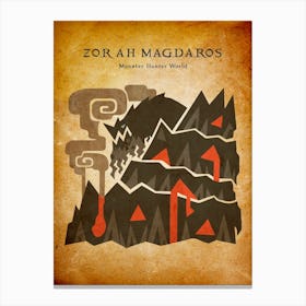 Zorah Magdaros Vintage Canvas Print