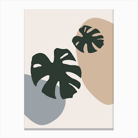 Monstera Leaves Canvas Print