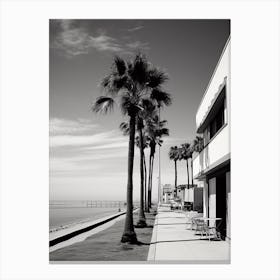 San Diego, Black And White Analogue Photograph 4 Canvas Print