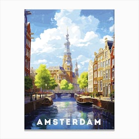 Amsterdam Cityscape - Netherlands/Holland Canvas Print