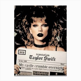 Taylor Swift 59 Canvas Print