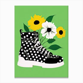 Flower Green Magic Canvas Print