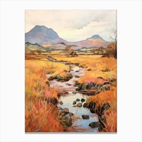 Autumn National Park Painting Killarney National Park Ireland 2 Canvas Print