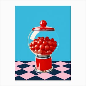 Gumball Checkerboard 2 Canvas Print