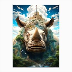 Rhinoceros Canvas Print