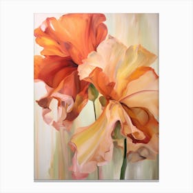 Fall Flower Painting Amaryllis 1 Canvas Print