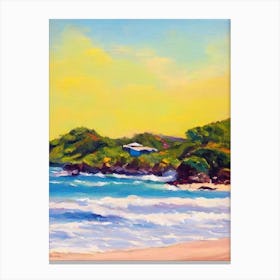 Grand Anse Beach, Grenada Bright Abstract Canvas Print