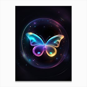 Abstract Butterfly 2 Canvas Print
