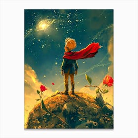 Vibrant Little Prince Canvas Print