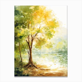 Watercolor Painting Canvas Print